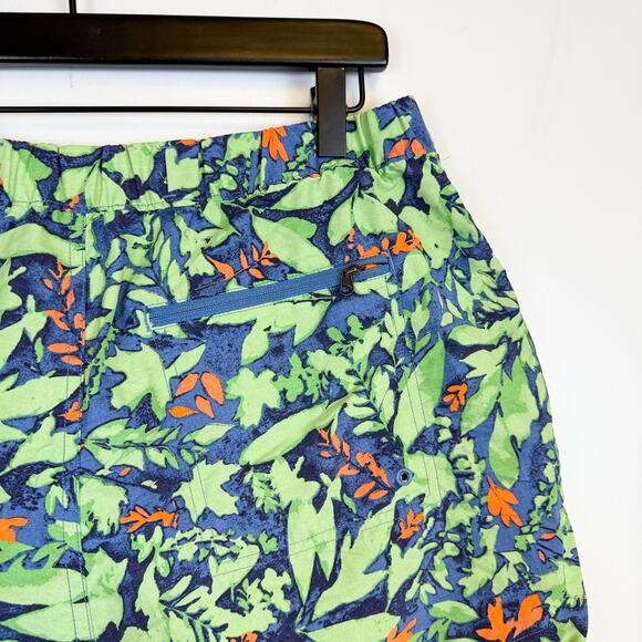 REI Co-Op Sahara Amphib Hiking Shorts High Rise Green Blue Womens - M - Picture 4 of 8